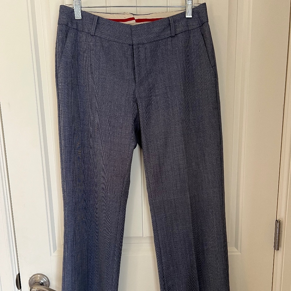 Banana Republic Blue Straight Leg Pants, Size 4P